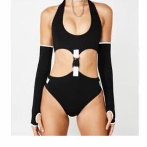 “Can’t be Copied” bodysuit set (Gloves Included)